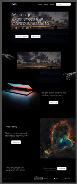 تصميم موقع لشركة منتجات الكترونية