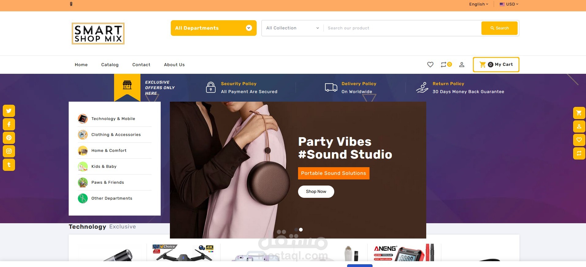 ️ SmartMix Shop – متجر إلكتروني بتجربة تسوق ذكية وسلسة