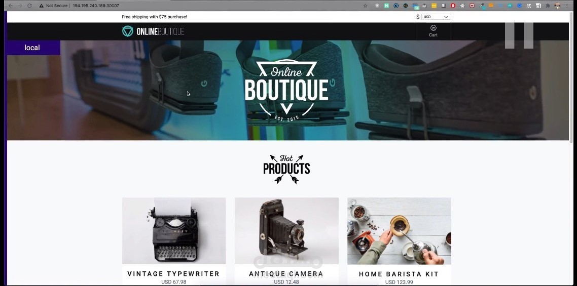 Deploy Microservices App into Kubernetes Cluster:.