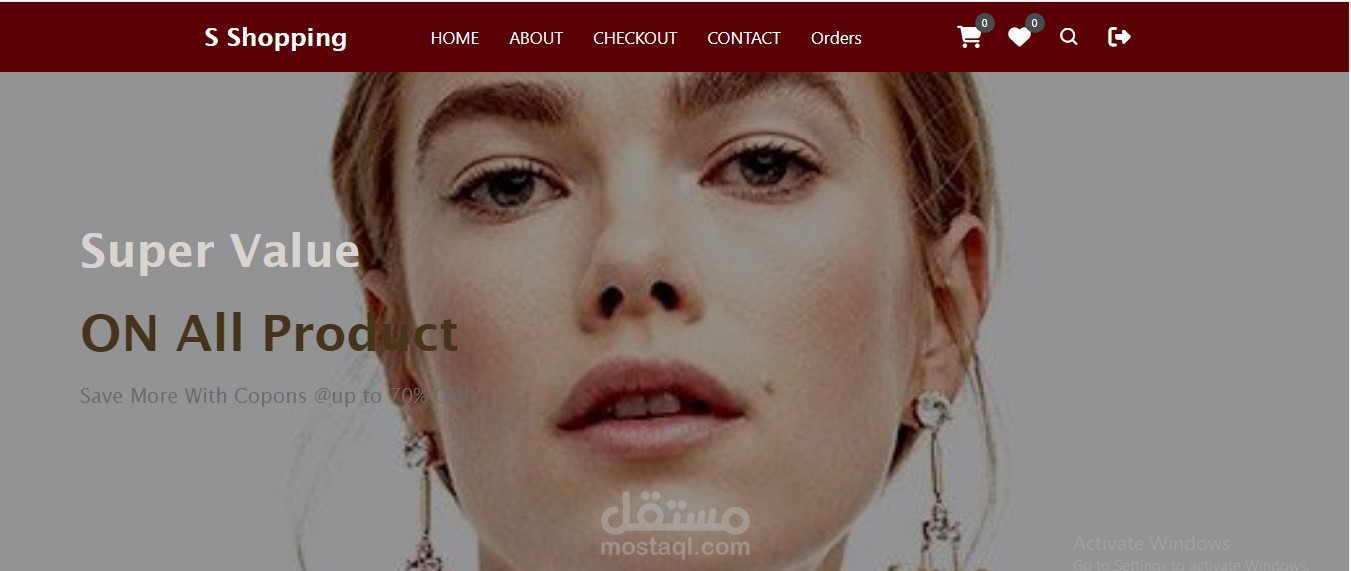 e-commerce website