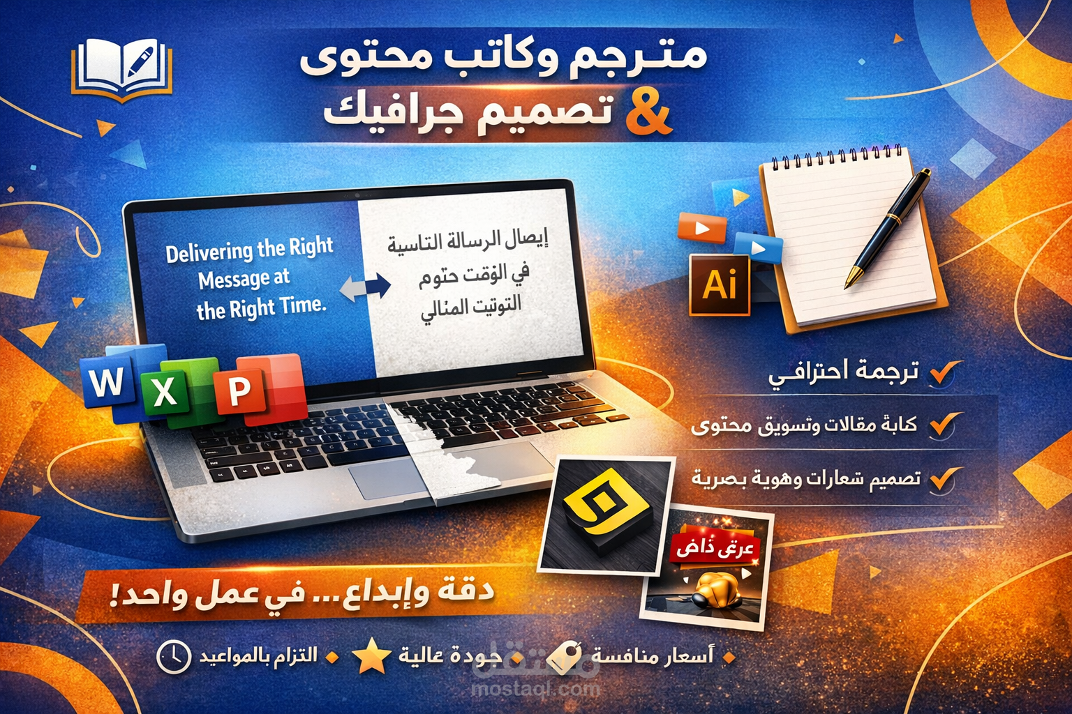 ترجمة نص من اللغة الانجليزية للعربيه