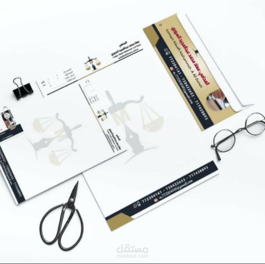 تصميم ليتر هيد والأوراق الرسمية وهوية المؤسسات والشركات