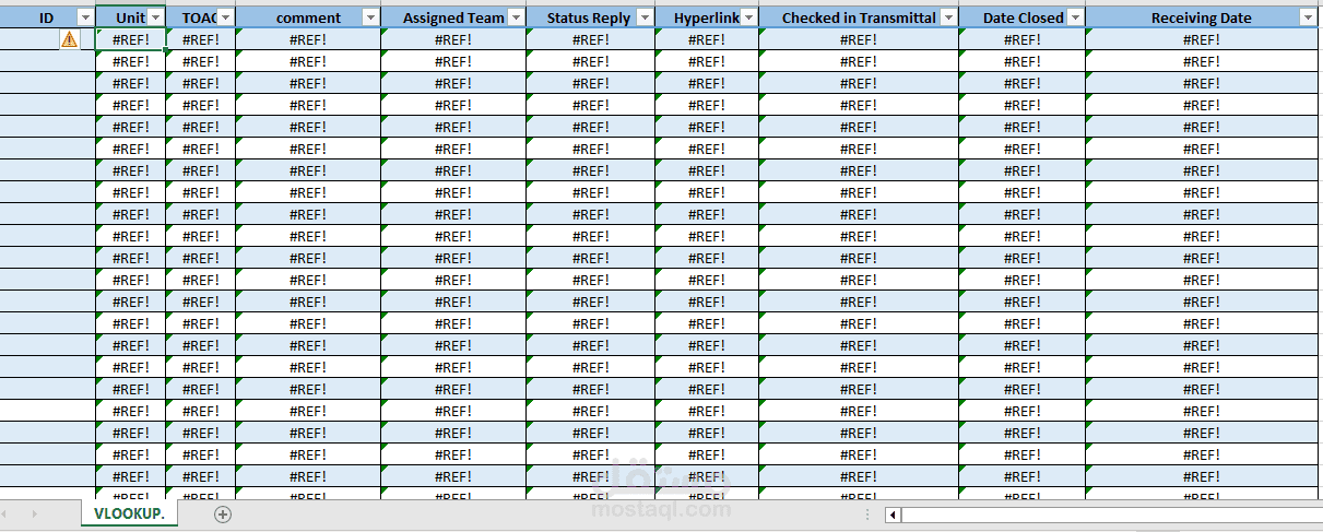 VLOOKUP