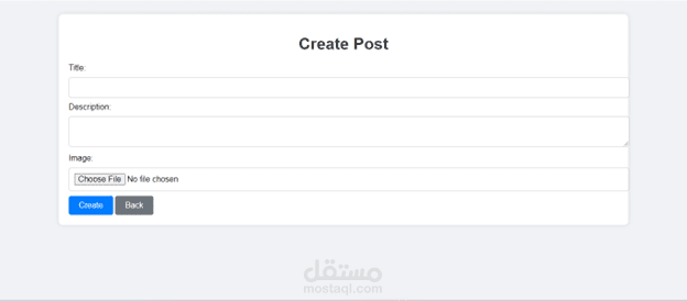 Blog website