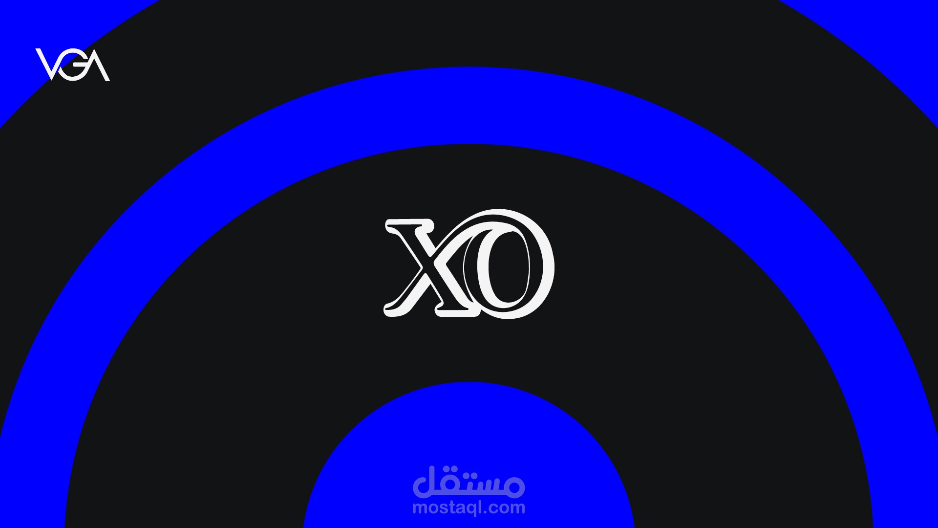 Visual identity design for XO company