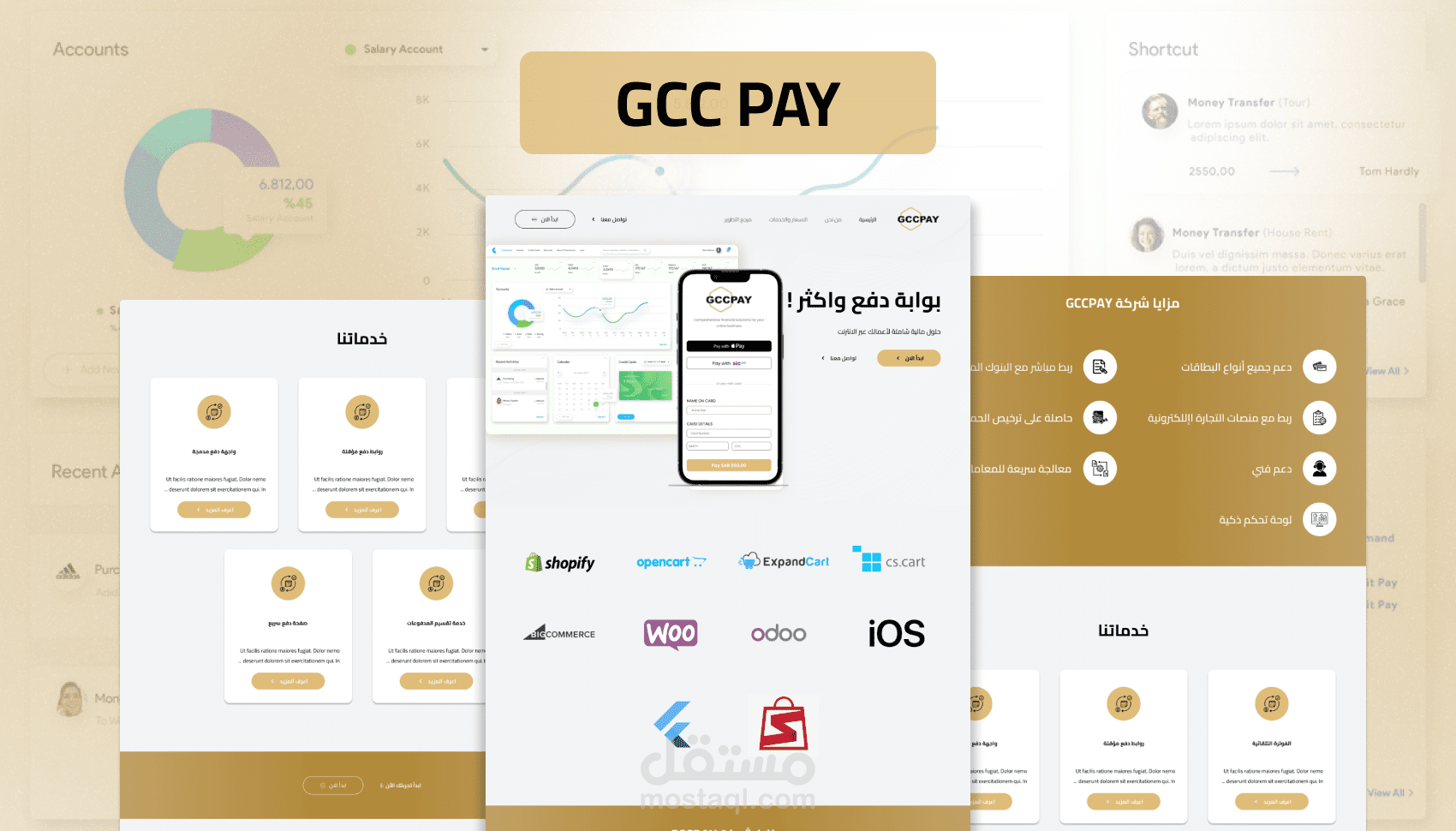 تصميم موقع الكترونى لشركة حلول مالية