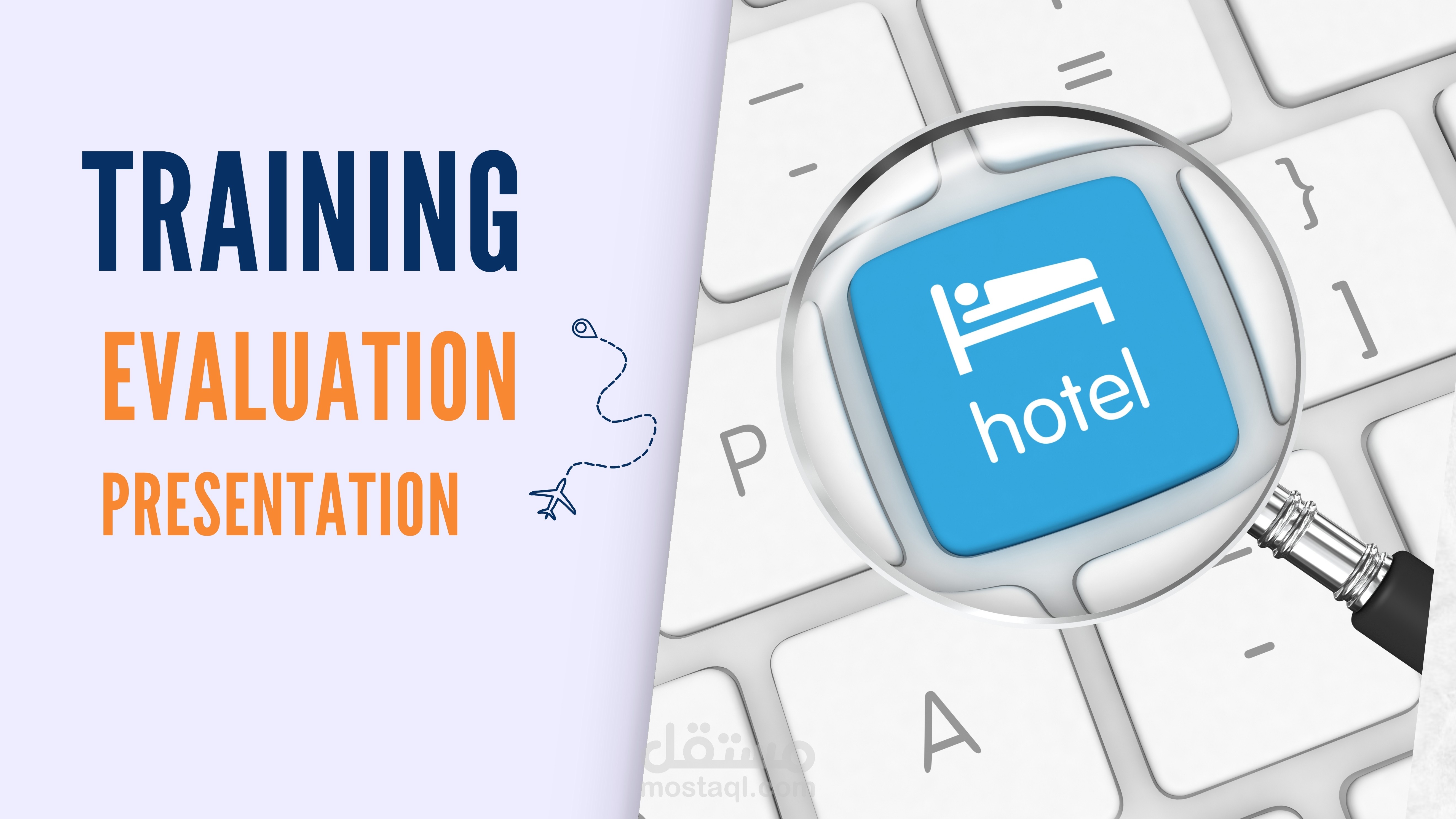 عرض تقديمي بوربوينت احترافي Training Evaluation Presentation