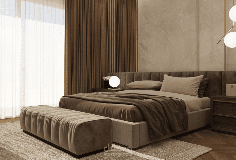 تصميم داخلي | غرفة نوم & دريسنج BedRoom with Dressing