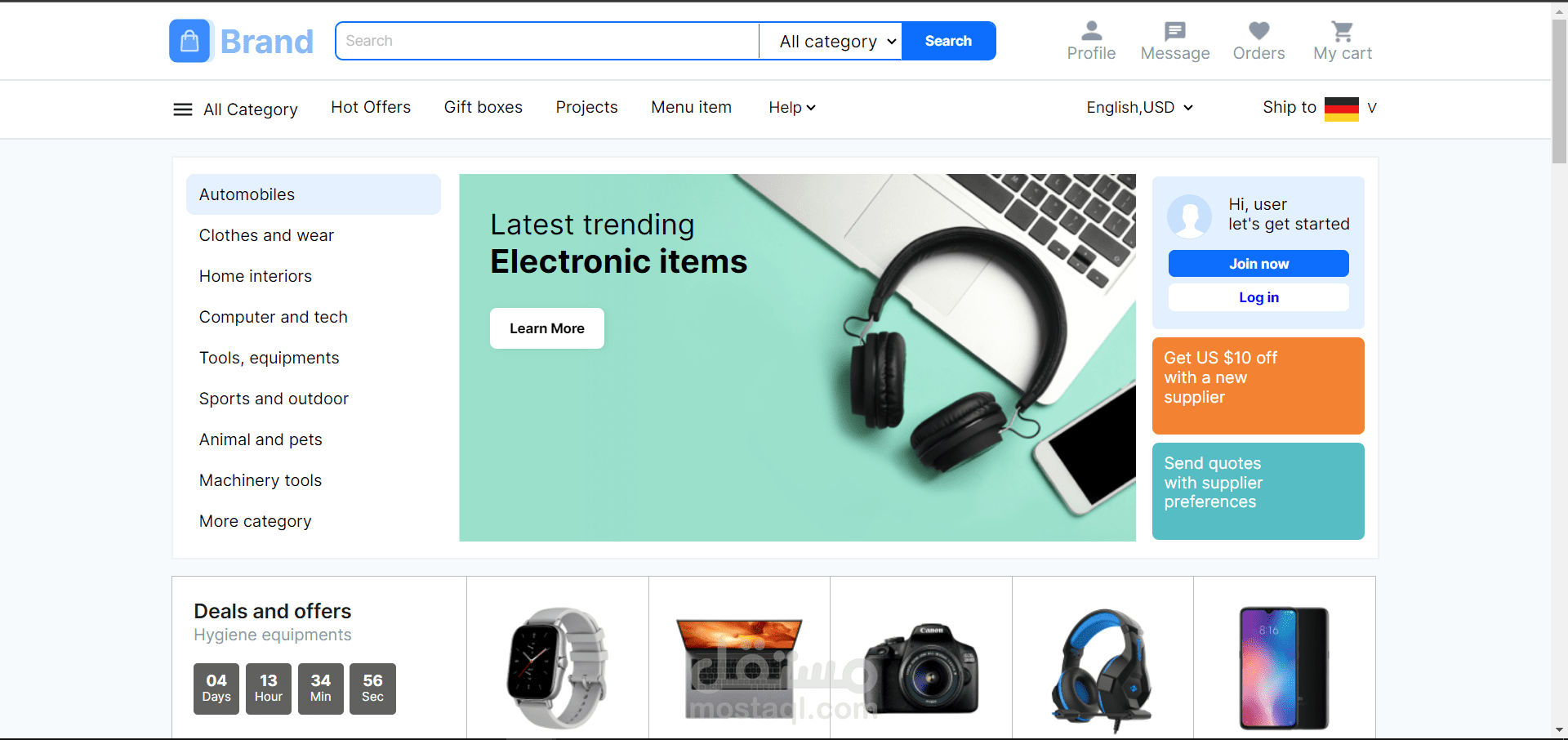 E-commerce Website