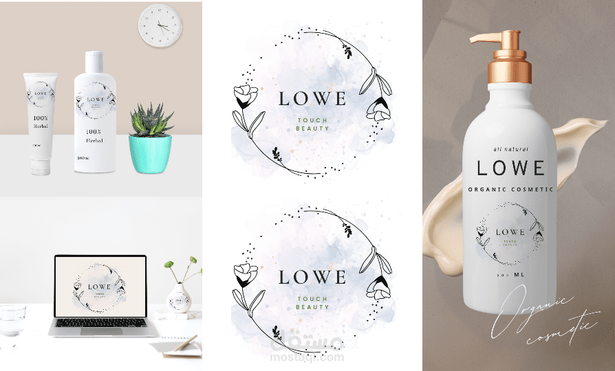 اشعار لشركه مستحضرات تجميل و تصميمMOCKUPلمنتجات الشركه وتصميم فديو MOCKUP