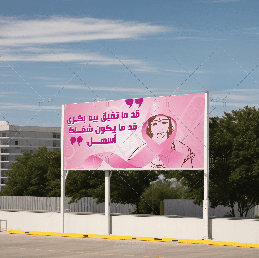 معلقة تحسيسية للتوعية ضد سرطان الثدي