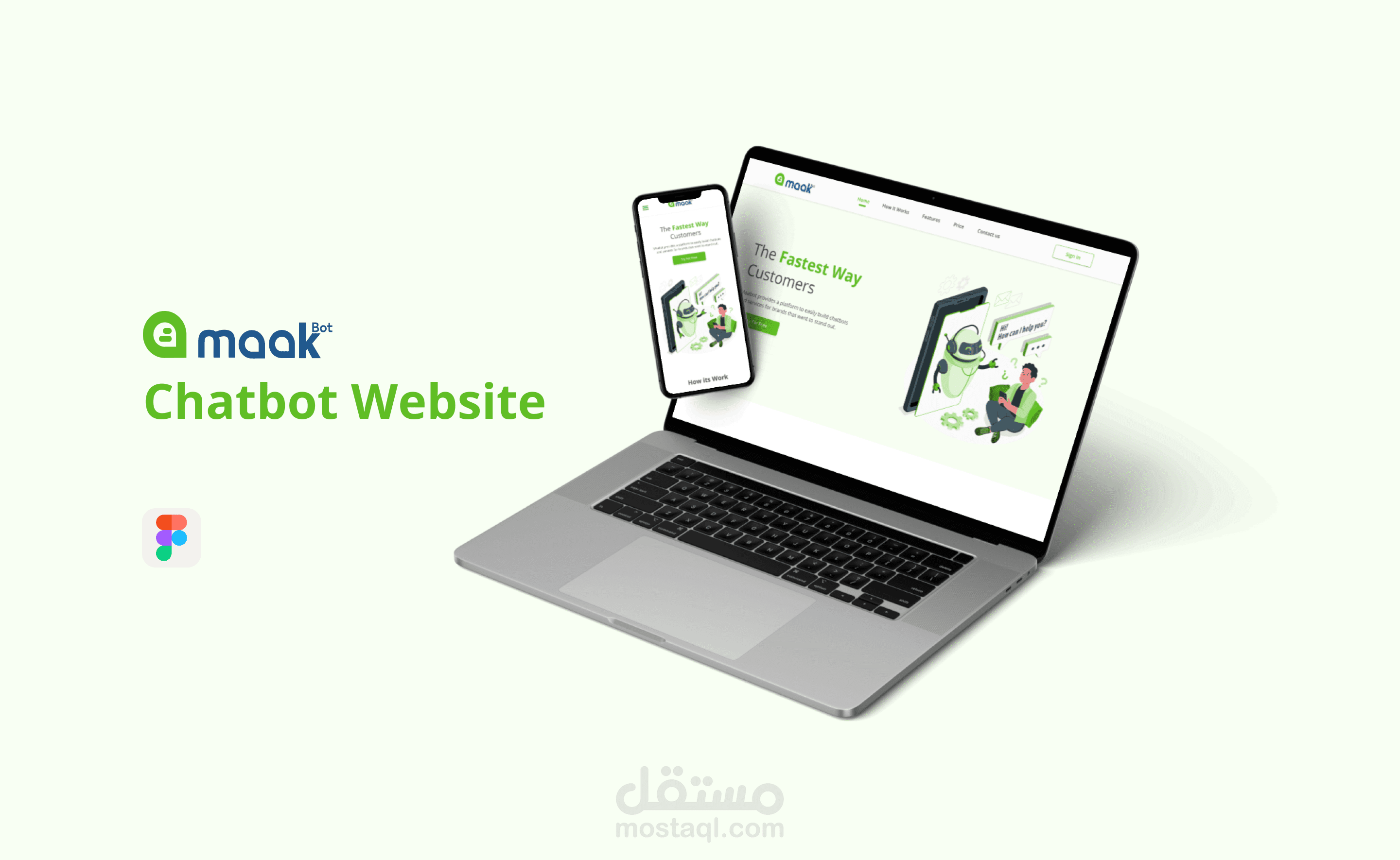 Bot Platform Website Landing Page