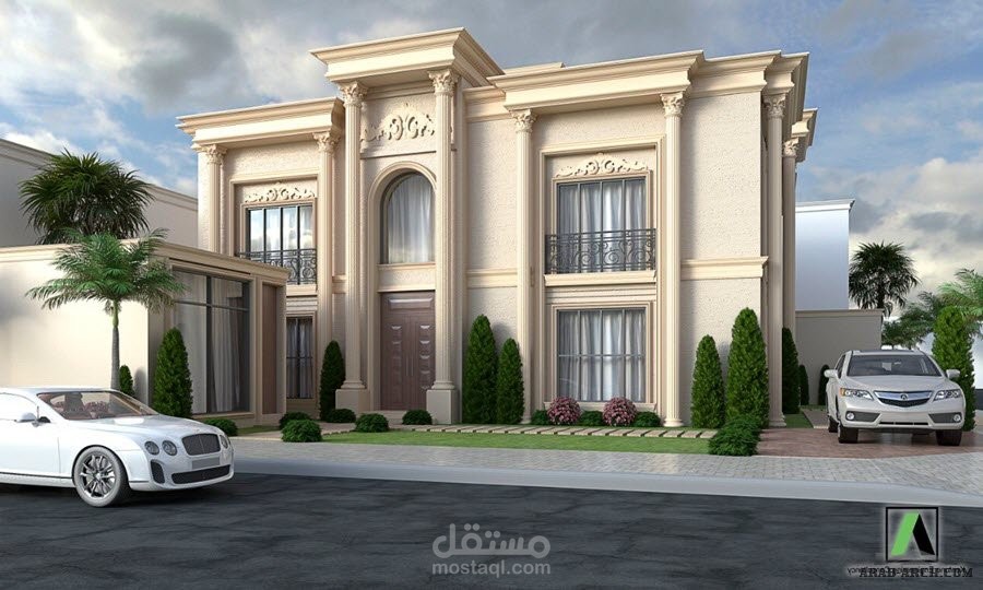 تصميم معماري خارجي 3D