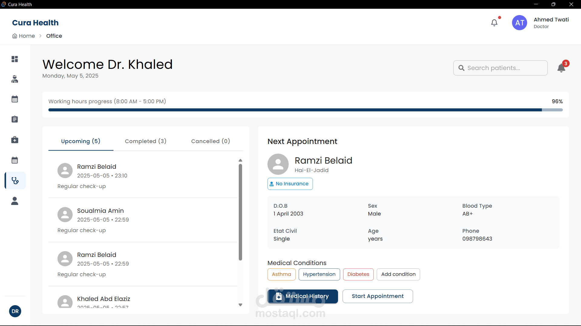 Cura Health – منصة لإدارة الخدمات الطبية