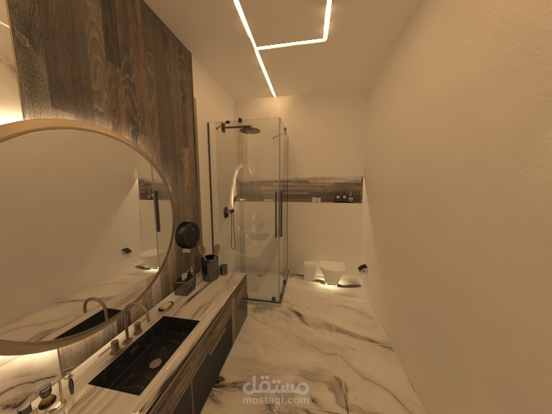 حمام داخلي 3dmax
