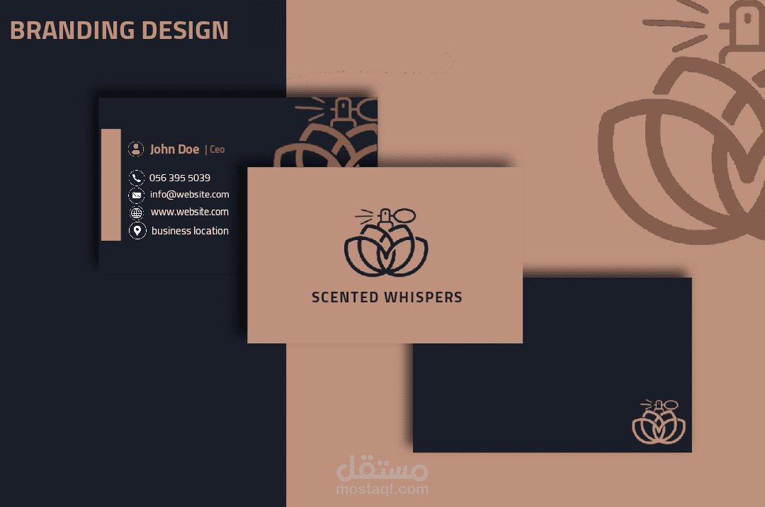 تصميم بطاقات عمل ، نشرة إعلانية، بوستر