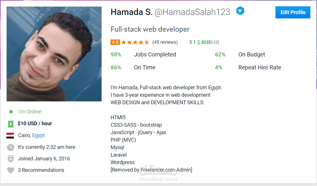 3Years Exp