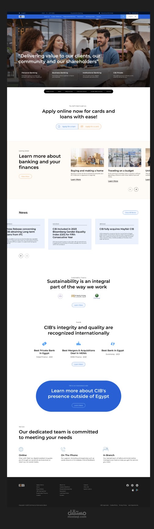 Cib’s Bank Redesigned