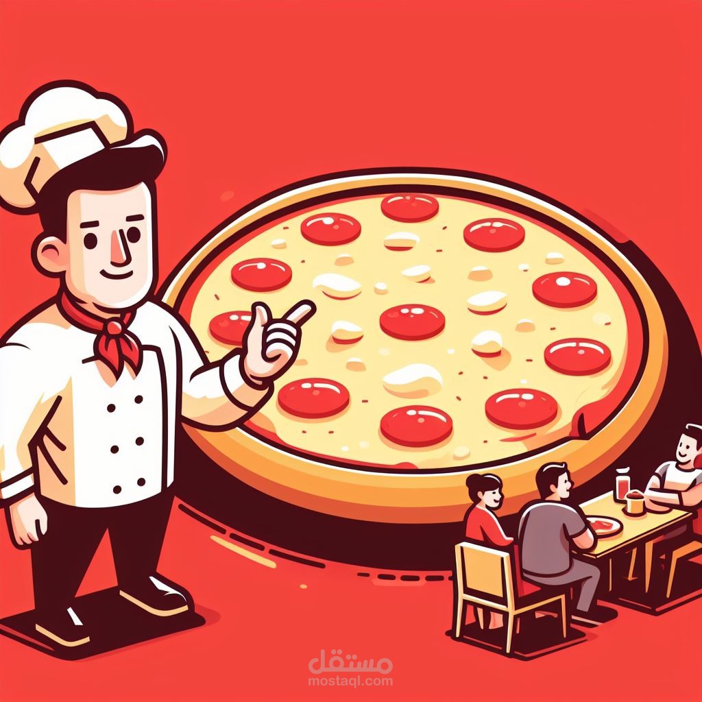 فيديو اءعلاني وترويجي لمطعم بيتزا