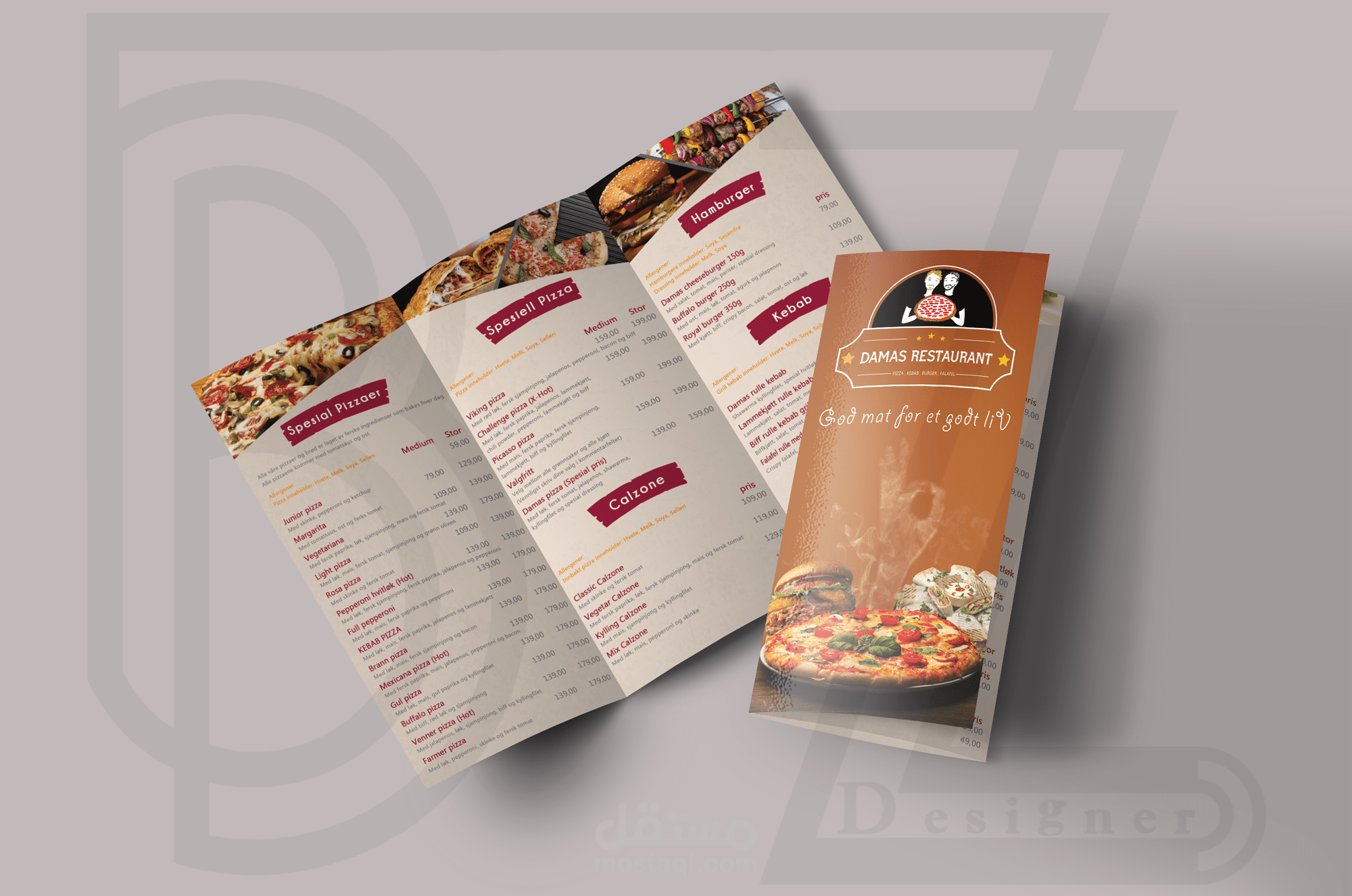 Menu Damas Restaurant