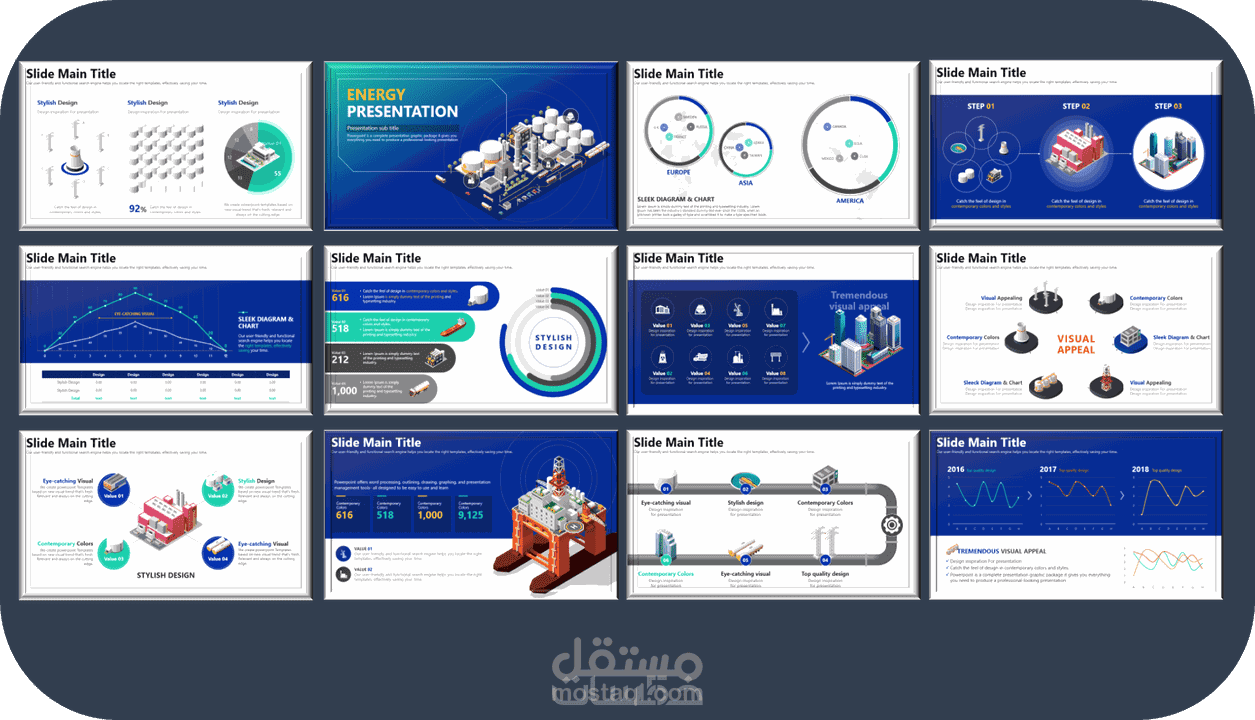 مصمم  عروض تقديمية باور بوينت و انفوجرافيك