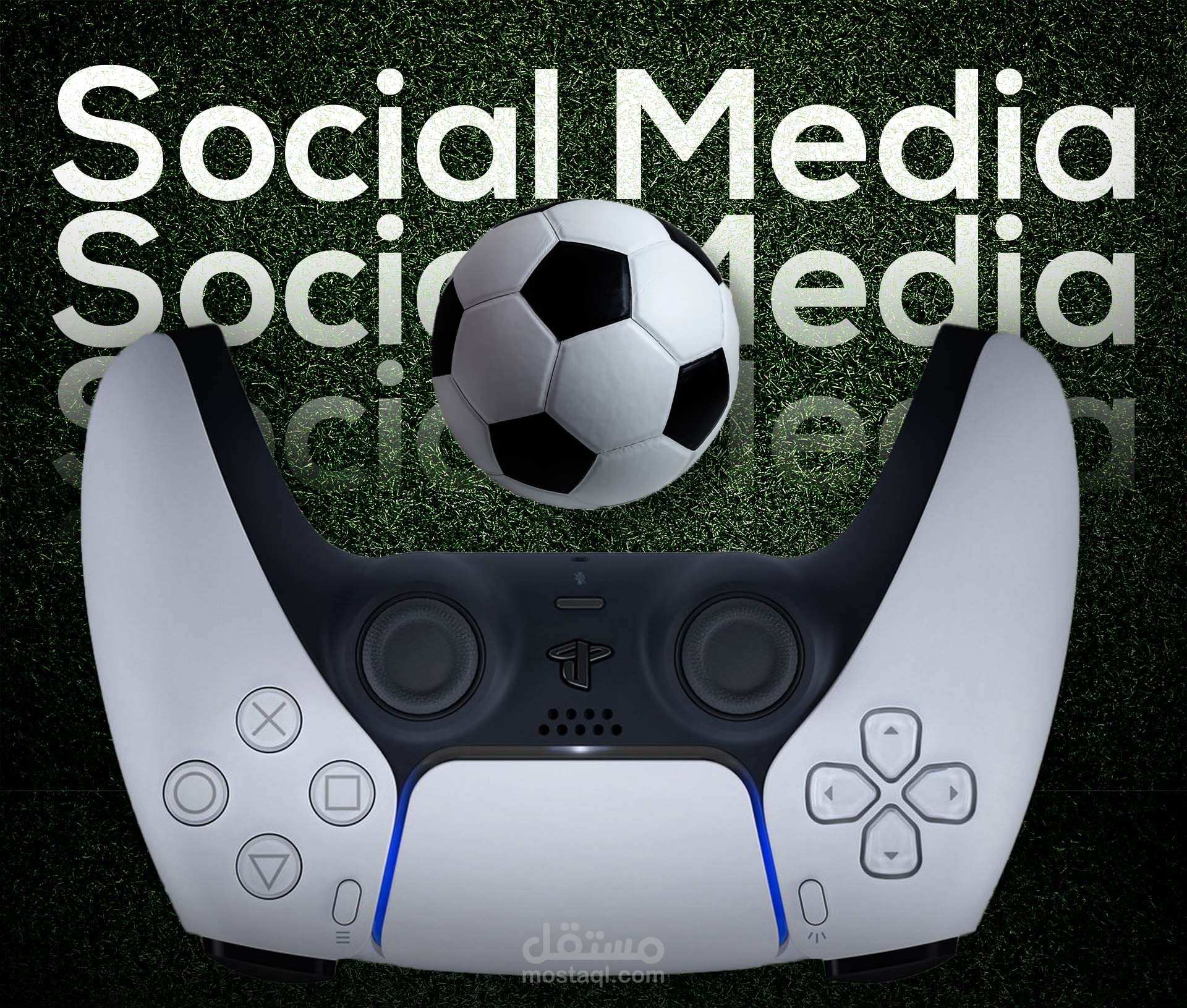 تصميمات سوشيال ميديا لمحل Play Station