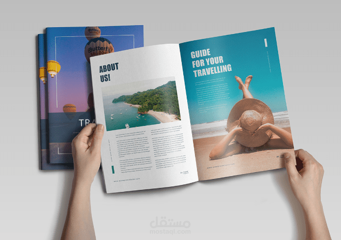 تصميمات متميزة للمجلات والكتالوجات