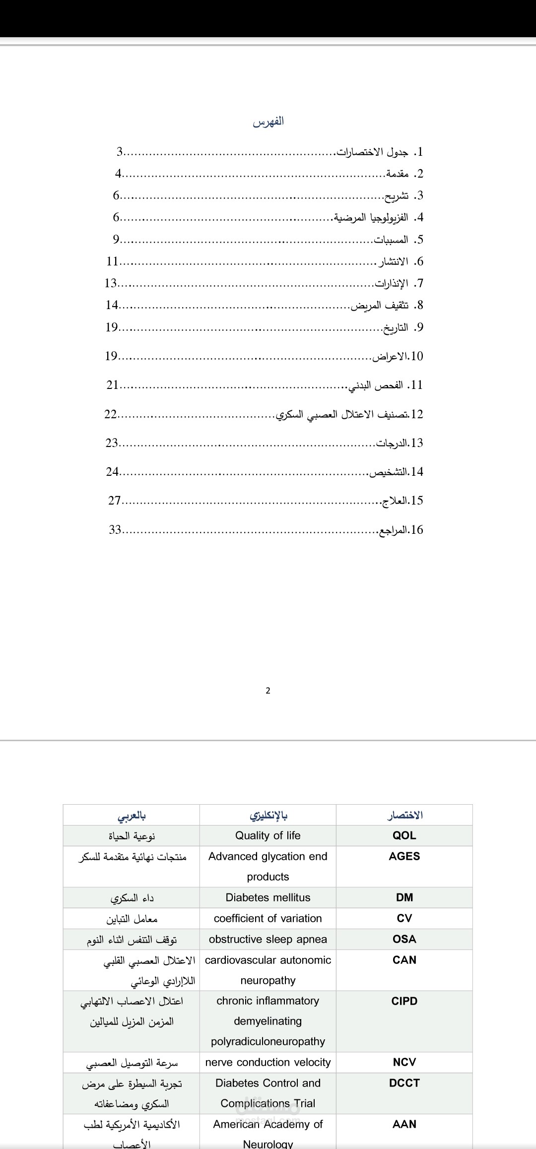 اعتلالات العصب السكري