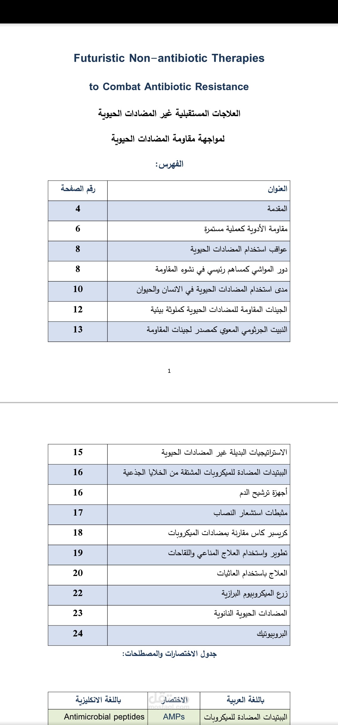 مقاومة المضادات الحيوية
