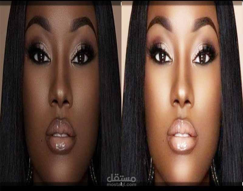 التعديل علي البشرة