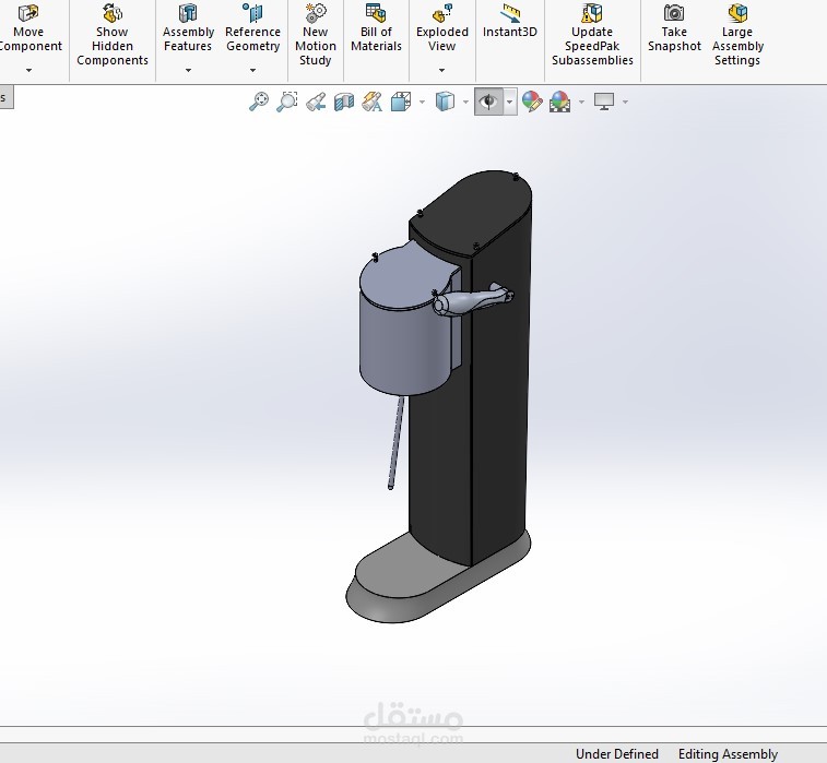 تصميم ماكنة حقن CO2