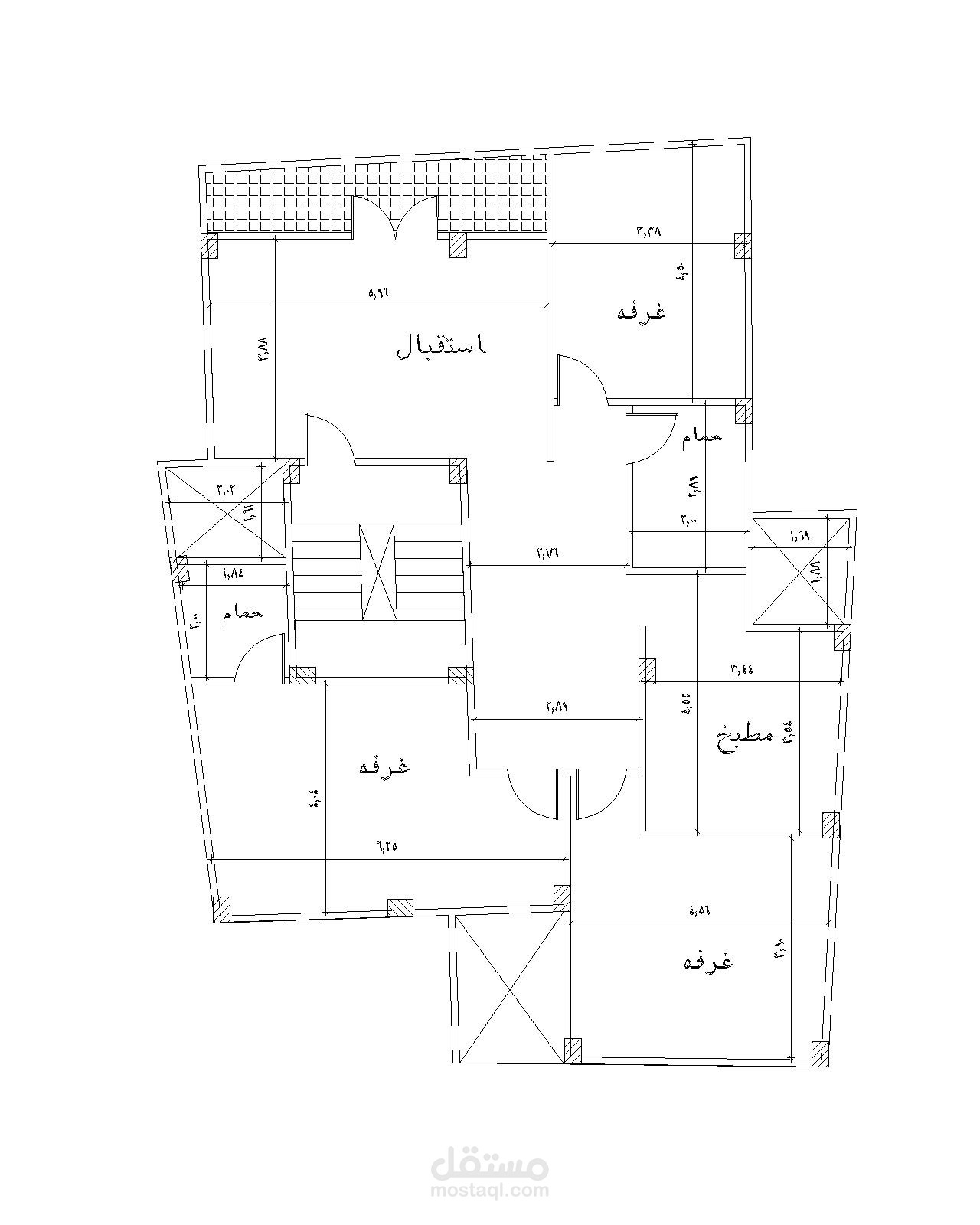 تصميم داخلي لشقه سكنيه بالفرش