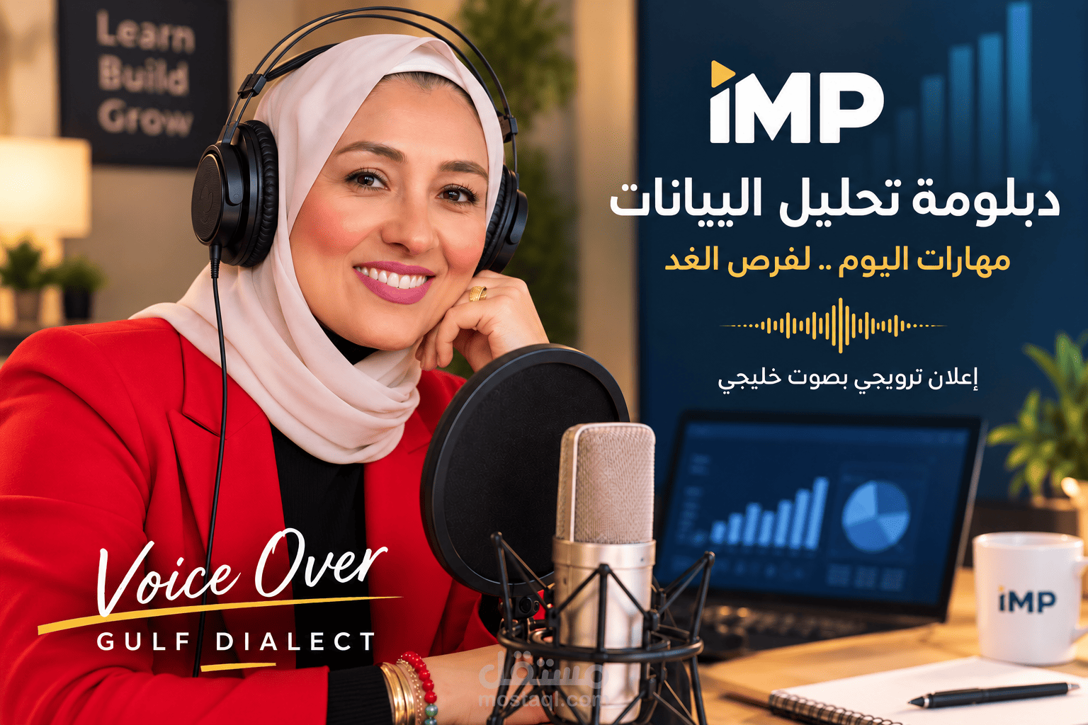 تعليق صوتي نسائي باللهجة الخليجية | إعلان ترويجي لشركة IMP