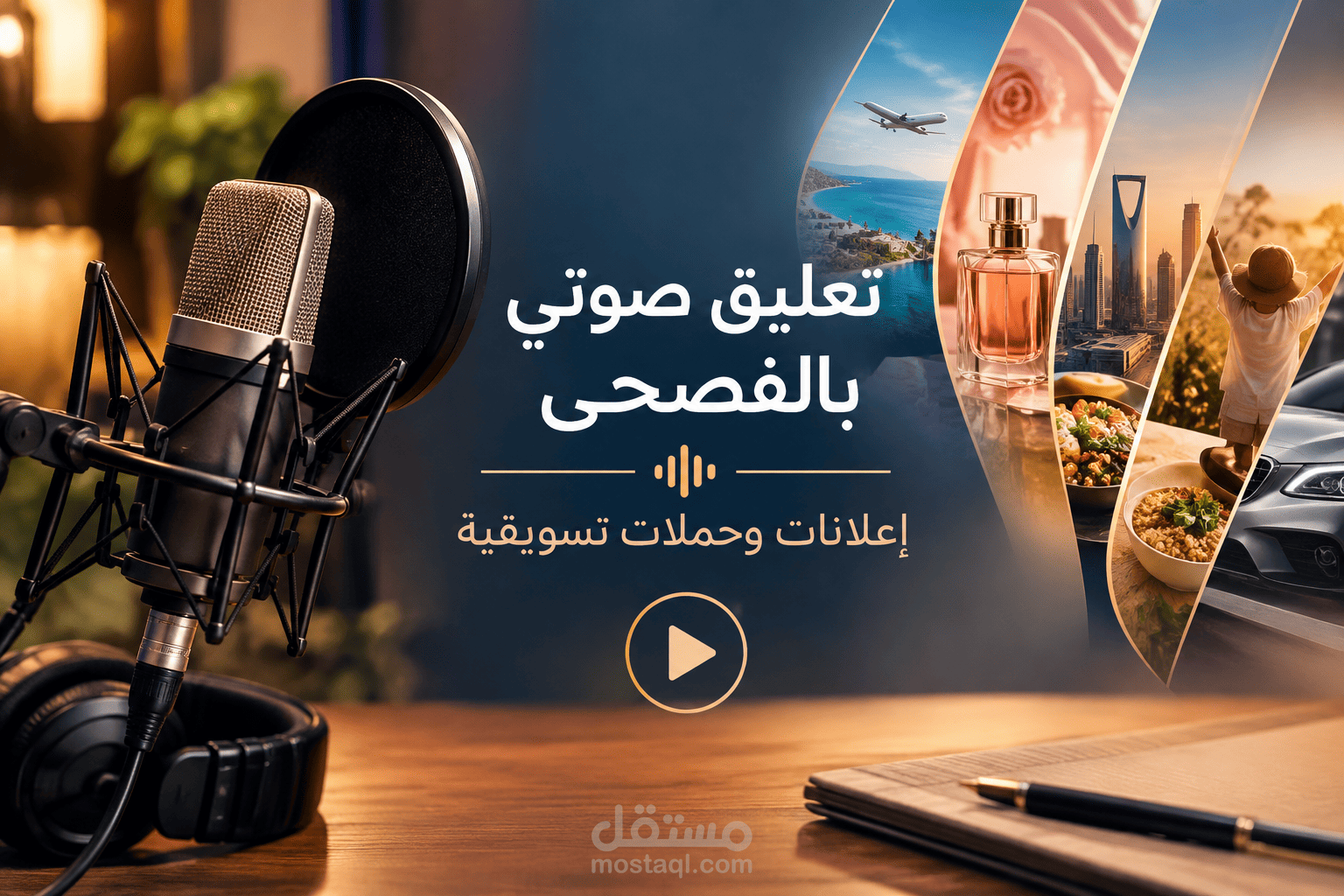 التعليق الصوتي للإعلانات التجارية باللغة العربية الفصحى