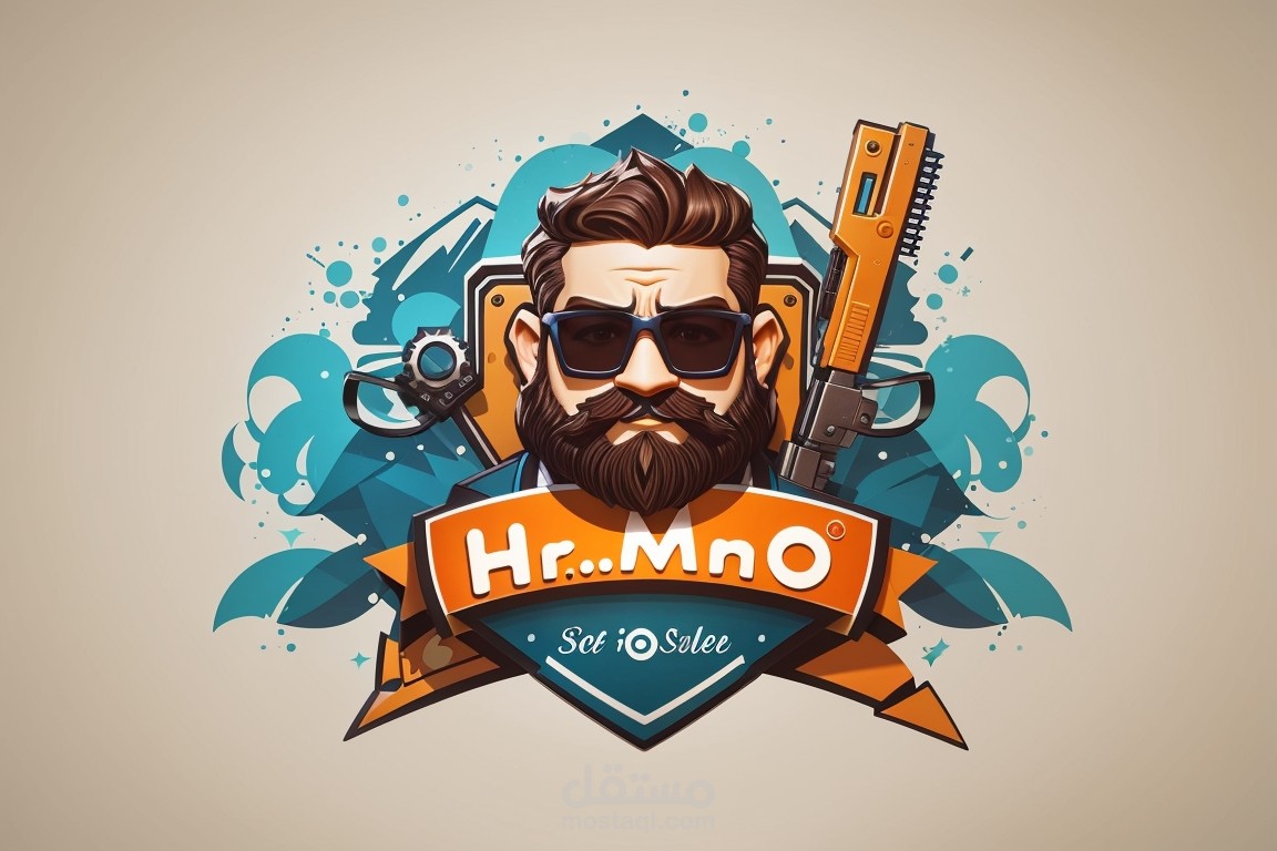 مصمم شعار Gaming