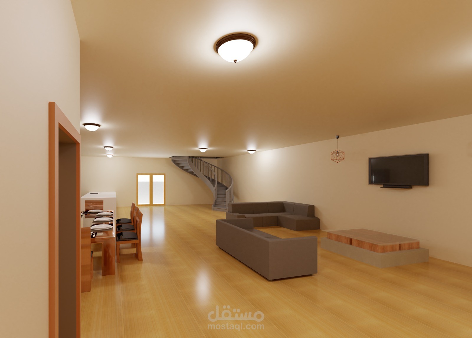 تصميم داخلي بسيط