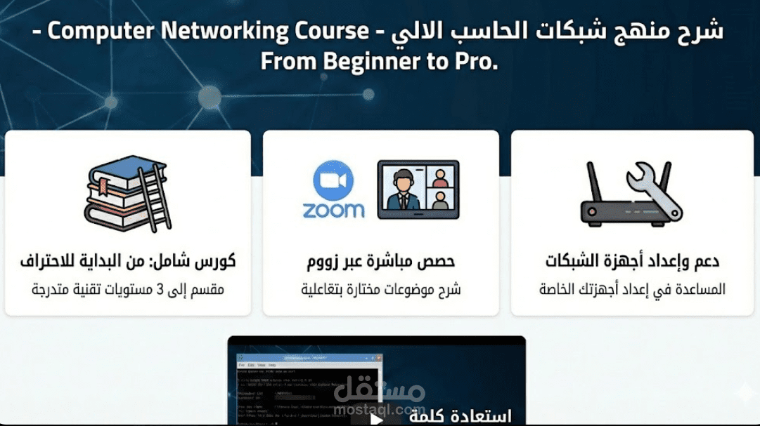 شرح محاضرات كورس الشبكات CCNA
