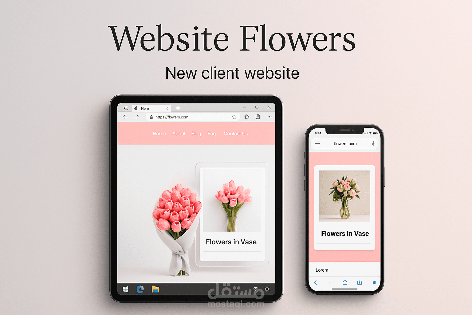 تصميم موقع باستخدام Html, Css, Js