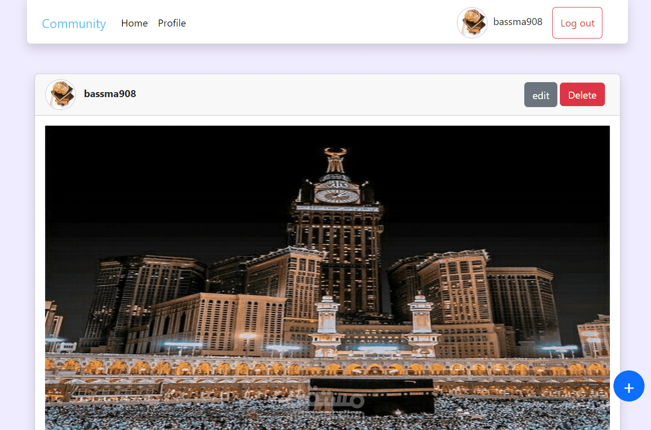 ( Html Css js Axios RestfulApi )social media app