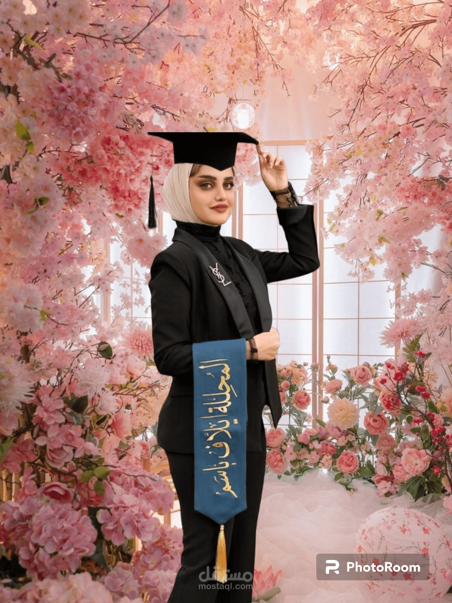فوتوشوب صورة على خلفية مطلوبة