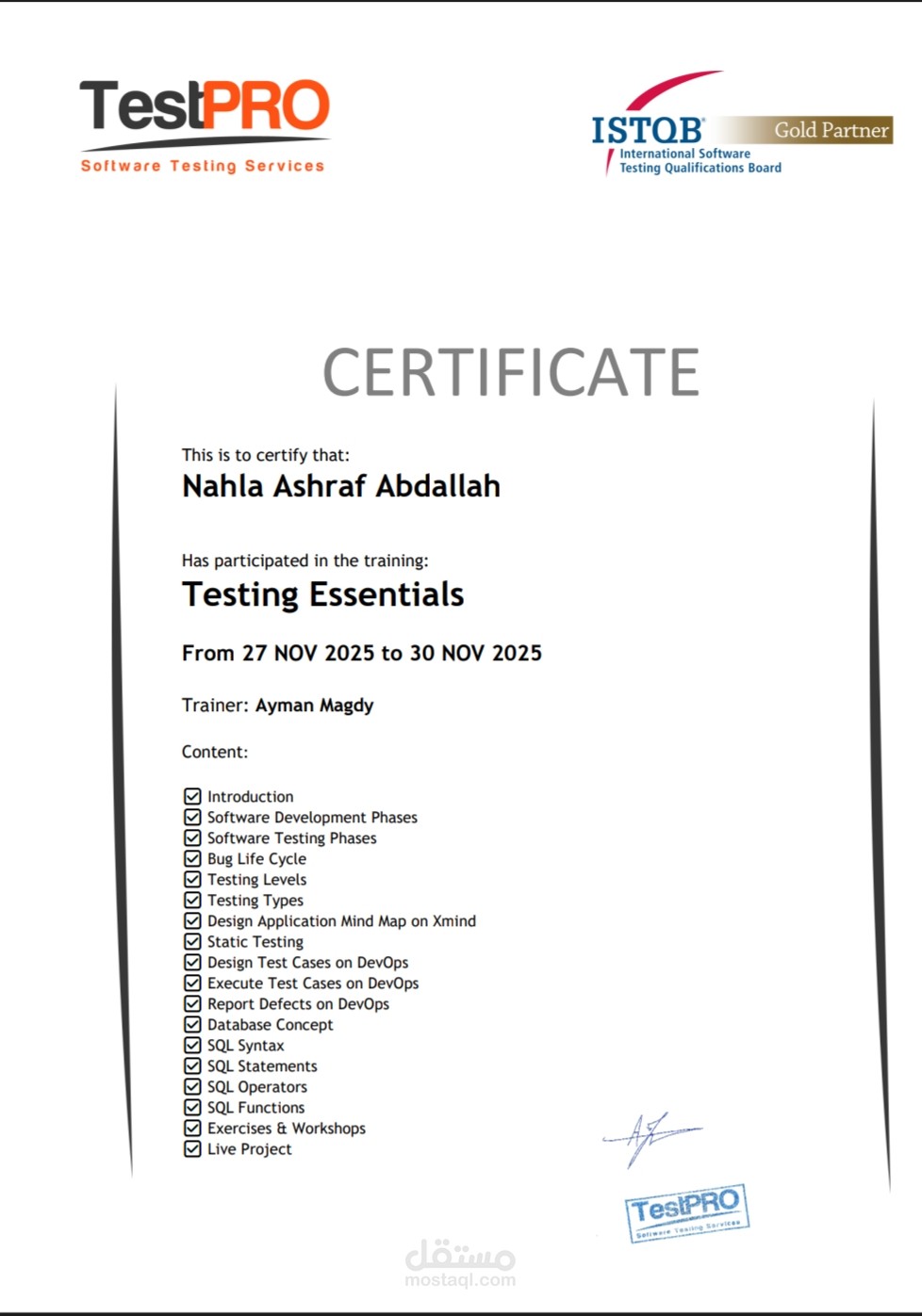 Software Testing Workshop