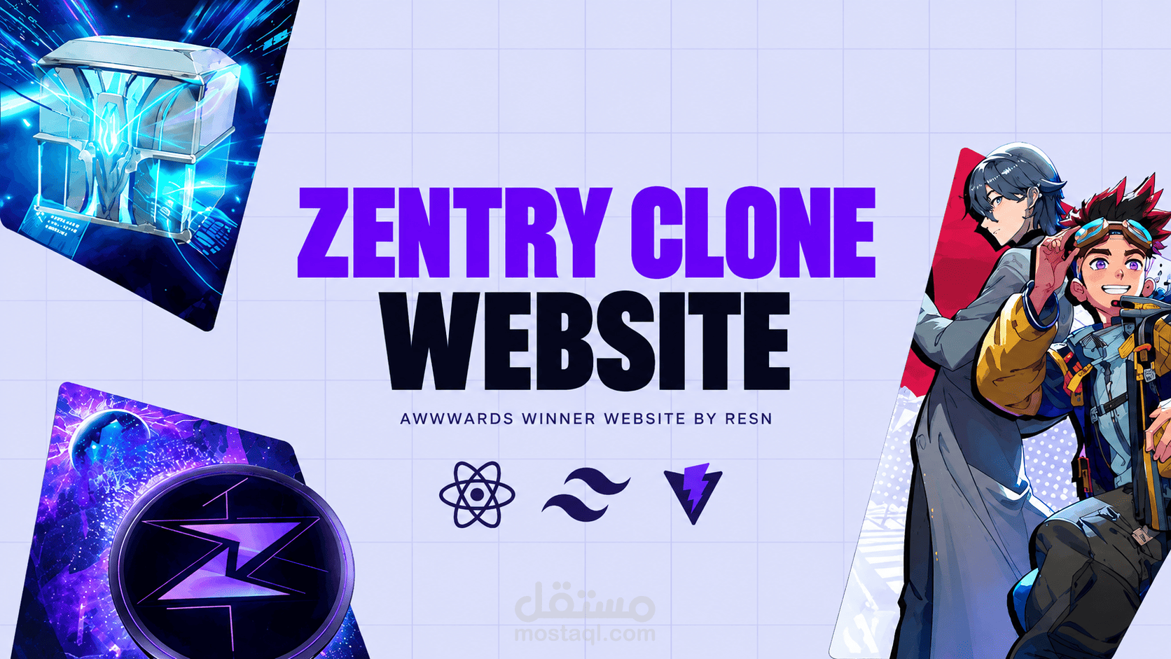 Rebuild ⇾ Awwwards Winner Highly Animated Landing Page — ZENTRY