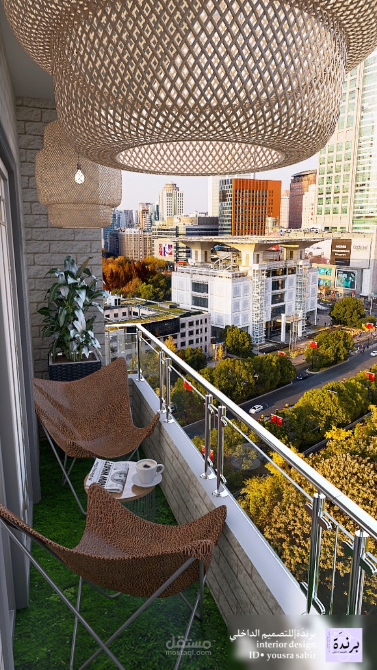 جزء من شقة سكنية بمساحة١٨٢م٢ (المطبخ والحمامات والجلسات الخارجية)