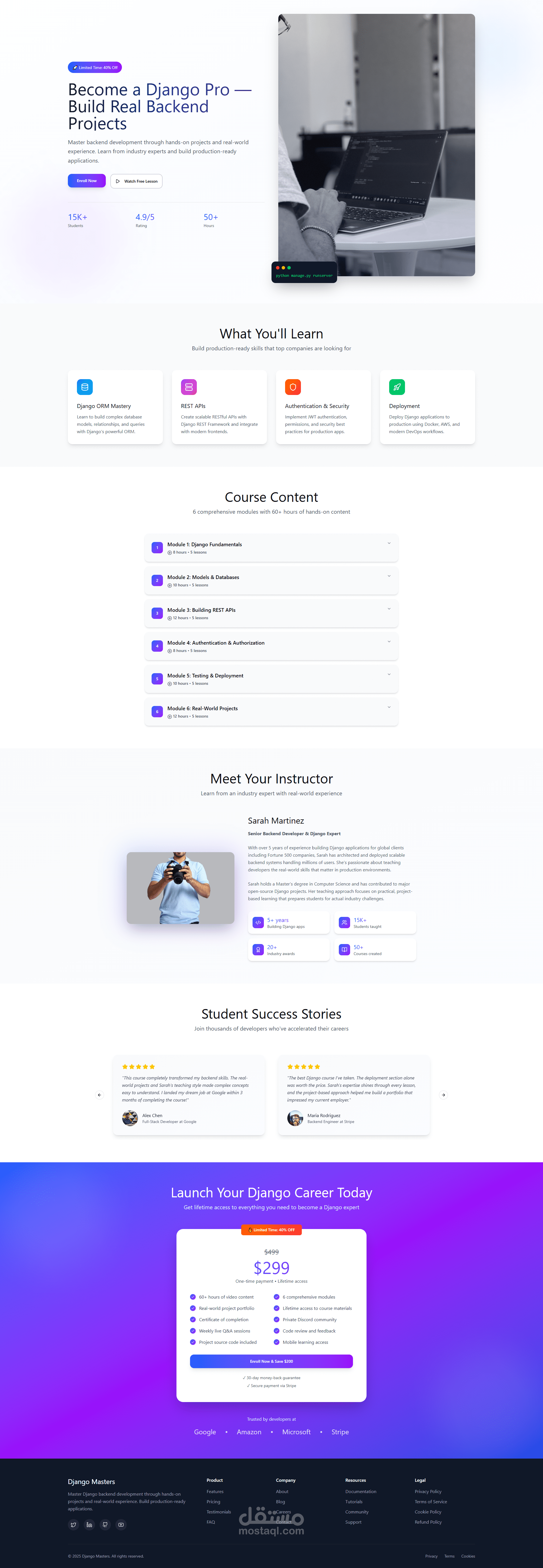 Landing Page