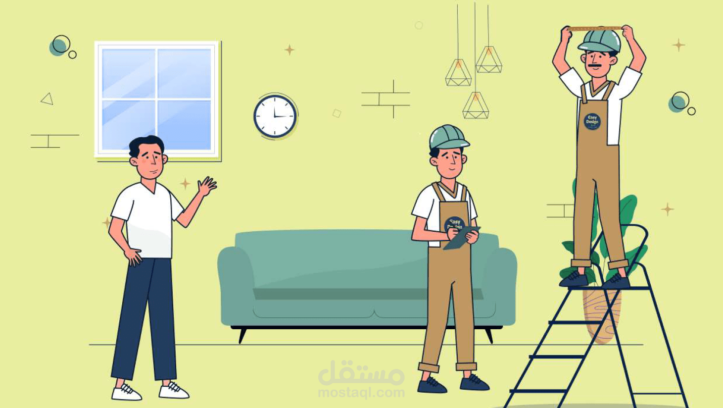 موشن جرافيك احترافى لشركة Easy design