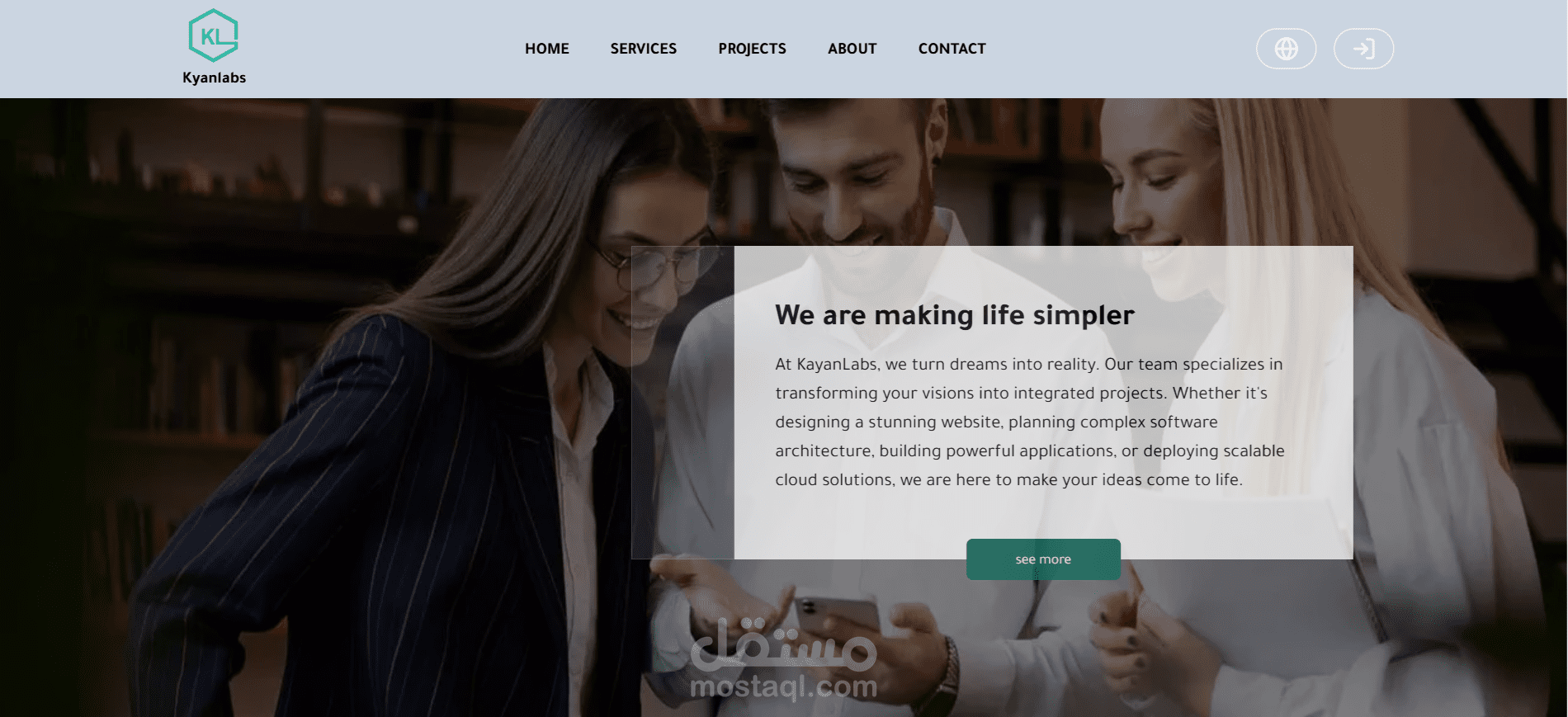 kyanlabs - موقع تعريفي