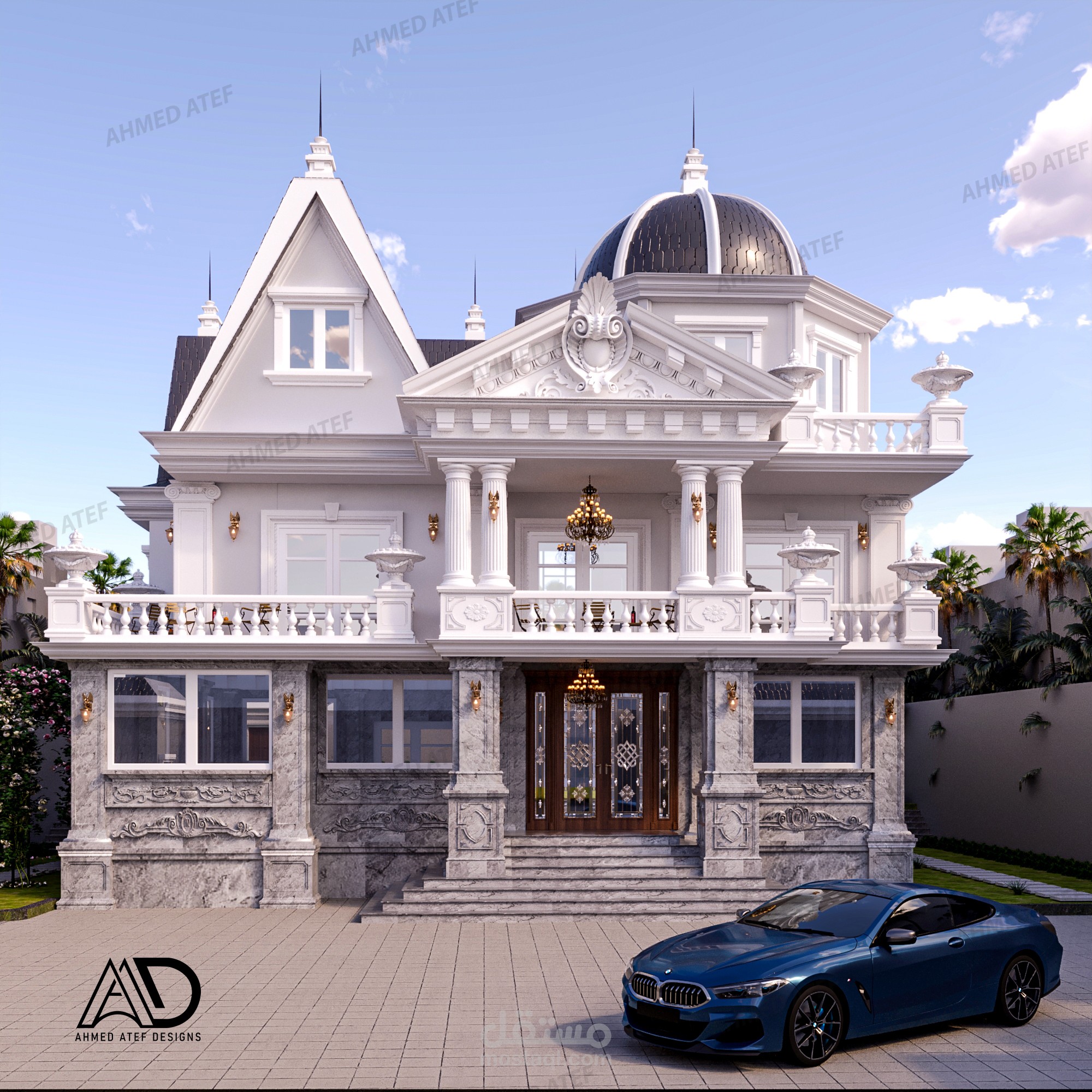 Villa exterior design