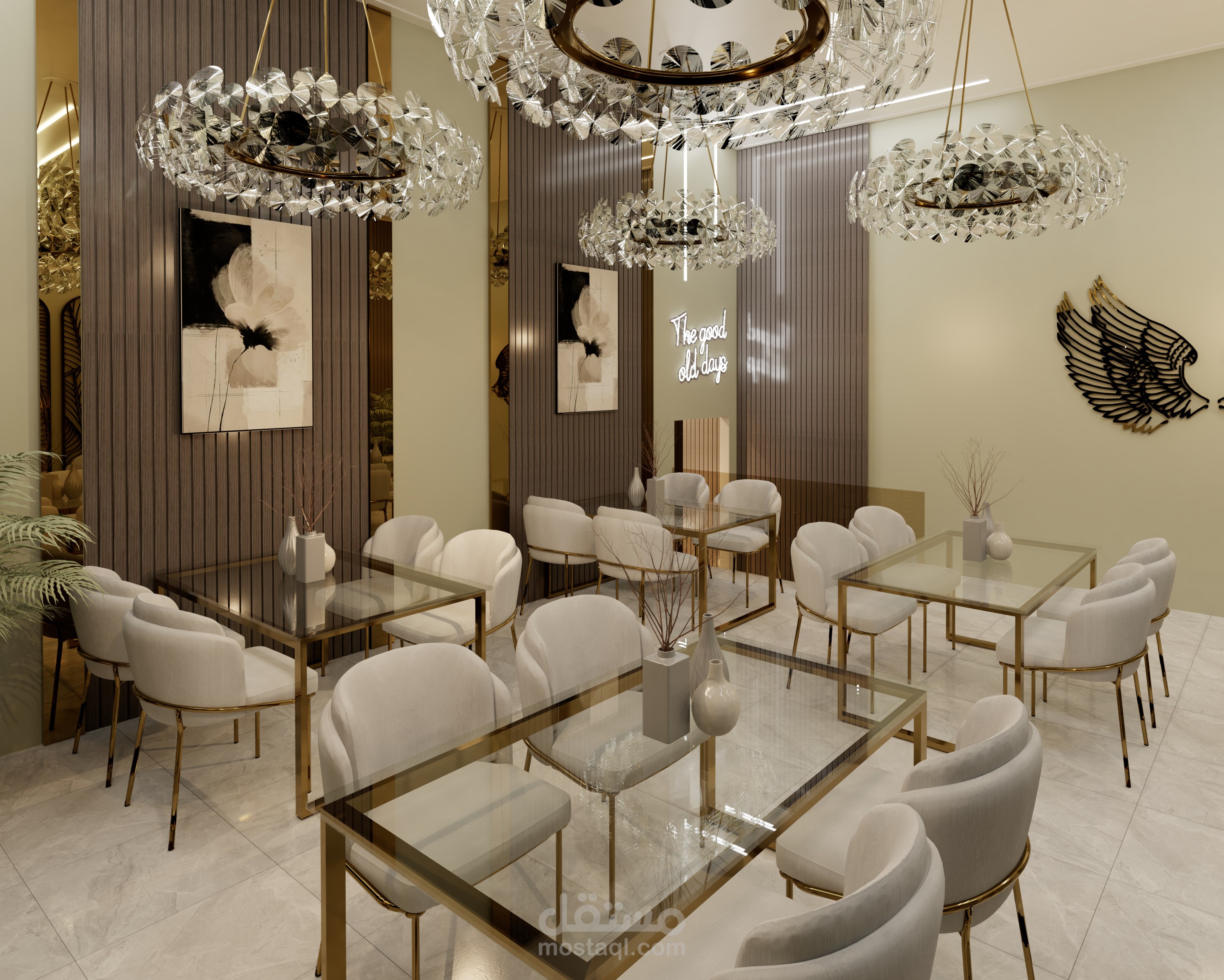 تصميم قاعة طعام