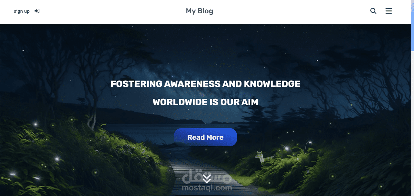 simple blog project