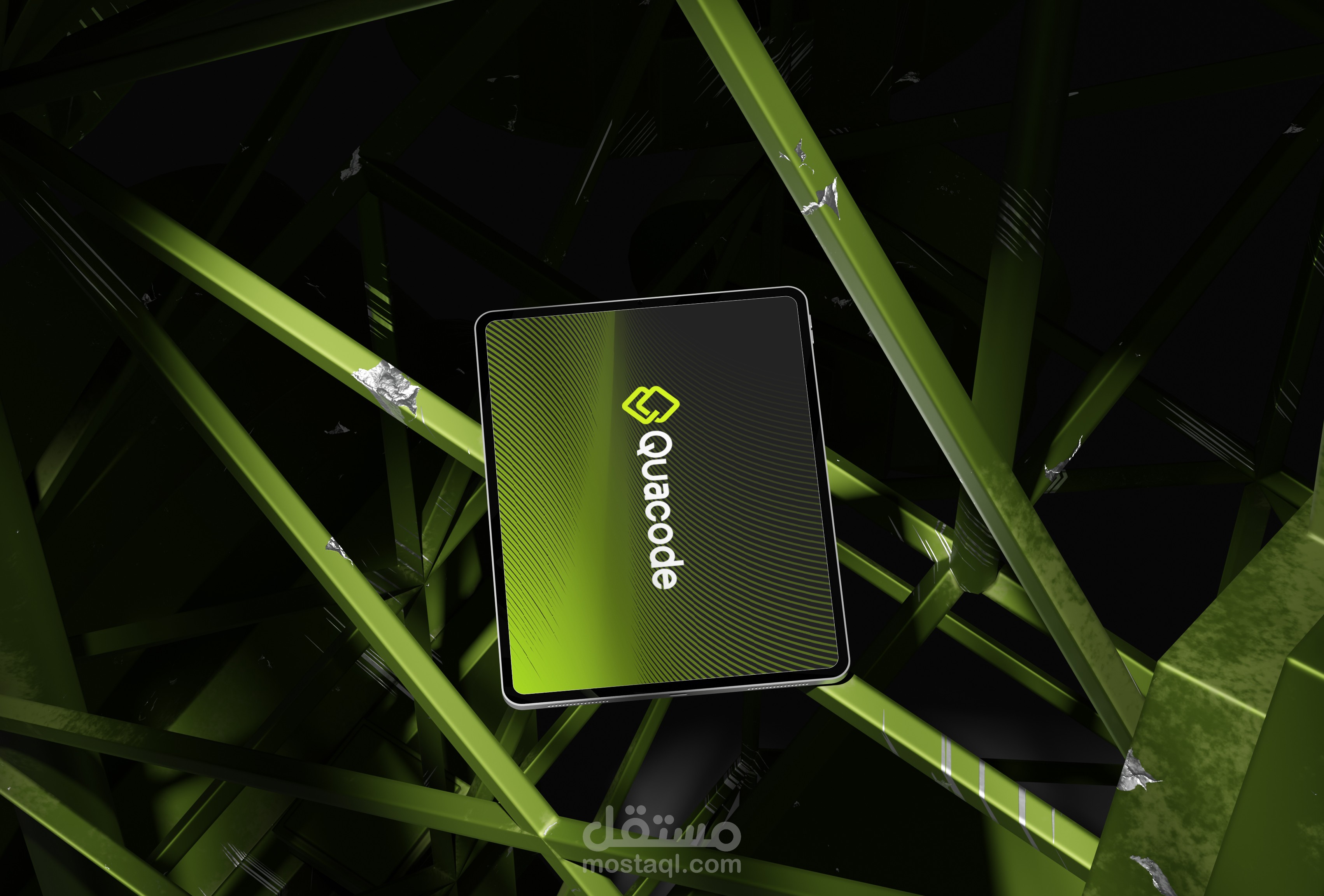 تصميم هوية بصرية لشركة تقنية